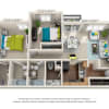 Floor plan: The Ashe - B1 - Newly Renovated