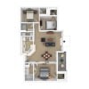 Floor plan: C1