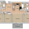 Floor plan: Three Bedroom