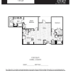 Floor plan: 2 Bedroom 2 Bath (B3)