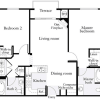 Floor plan: 2 Bedrooms B