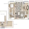 Floor plan: B2L-1232-1236