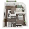 Floor plan: 1x1 - B5