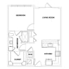 Floor plan: A2(m)