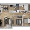 Floor plan: Two Bedroom - 1