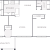 Floor plan: 3 Bedroom 2 Bath