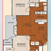 Floor plan: B-U 2x2