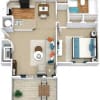 Floor plan: Brookhaven