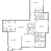 Floor plan: 3x2-B 60