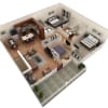 Floor plan: 3 BR Grand Overlook