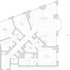 Floor plan: 2 Bed/2.5 Bath Den-F2-c