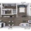Floor plan: A3-709