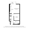 Floor plan: J02 - JR 1 Bedroom