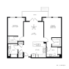 Floor plan: 2BR/2BA B3