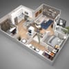 Floor plan: 1G