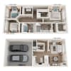 Floor plan: TH-1