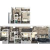 Floor plan: 3 Bedroom 2 Bath