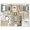 Floor plan: 2x2F