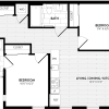 Floor plan: A2 2A - 2 Bed/2 Bath