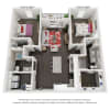 Floor plan: B1C