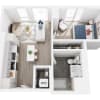 Floor plan: 1x1 - Floor Plan 21