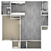 Floor plan: 1-Bedroom Floor Plan