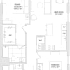 Floor plan: 2 BR P