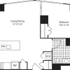 Floor plan: One Bedroom