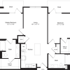 Floor plan: 2 Bedroom I