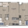 Floor plan: 2 Bed 2 Bath C