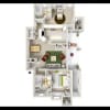 Floor plan: 83-B2