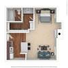 Floor plan: Studio