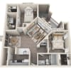 Floor plan: Plan B2A