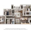 Floor plan: 3A 3 Bedroom