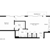 Floor plan: 1 Bed - 1 Bath | a21 - Weiler