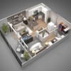 Floor plan: 1C