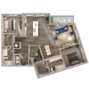 Floor plan: B8D