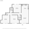 Floor plan: Renovated Three Bedroom Two Bath 