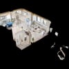 Floor plan: 2 Bed x 1 Bath D-Line