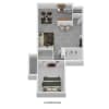 Floor plan: 1 Bedroom