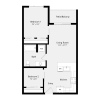 Floor plan: Urban Two Bedroom C01C