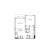 Floor plan: A1- 1x1