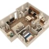 Floor plan: Piedmont With Sunroom