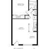 Floor plan: 1 Bedroom