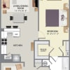 Floor plan: 1-Den-B