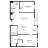 Floor plan: 2X2A