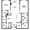 Floor plan: B3C