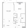 Floor plan: 1 Bed/1 Bath-A4