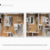 Floor plan: 2 Bed 1 Bath TH