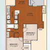 Floor plan: A3-U 2x1